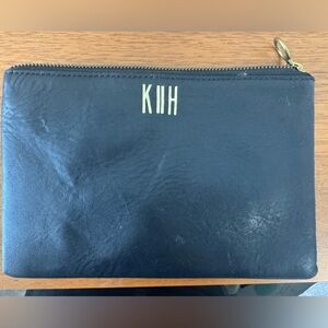 Madewell Black Leather Clutch